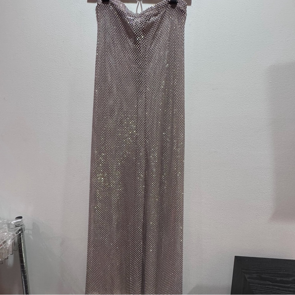 Zara Sheer Beige Dress Set - Picture 3 of 4